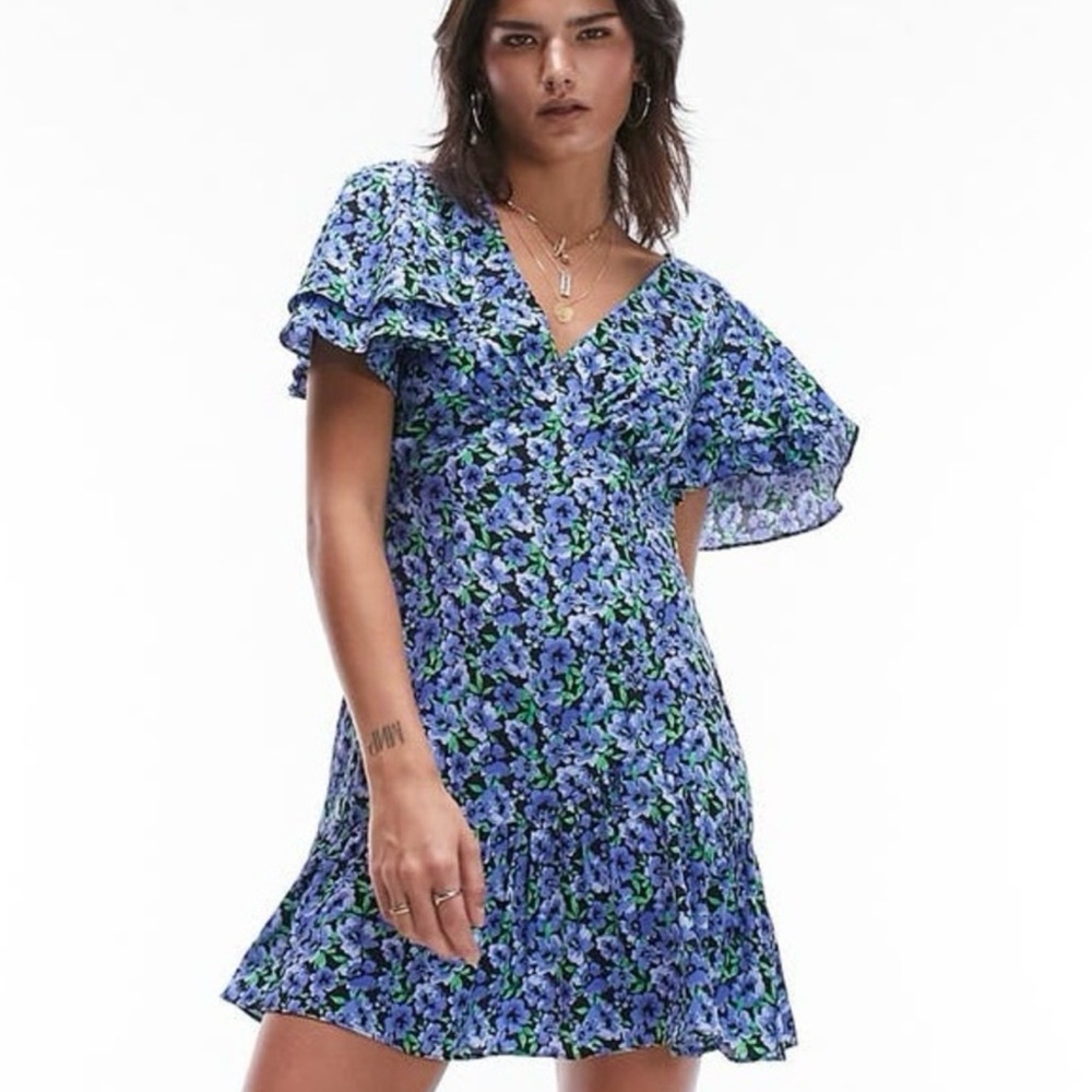 NWT TopShop Floral Mini dress